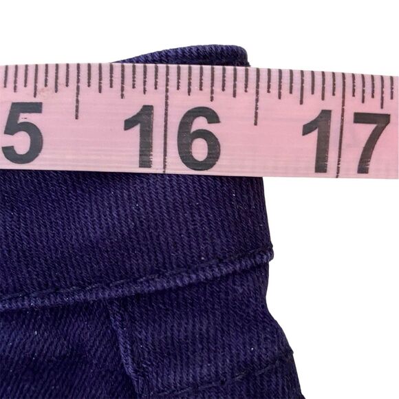 NEW Earl Jeans Straight Leg Mid Rise Size 10 (33x30) Vibrant Blue Denim Jeans - Picture 6 of 10